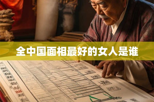 全中国面相最好的女人是谁 全中国面相最好的女人是谁