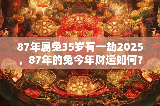 87年属兔35岁有一劫2025,87年的兔今年财运如何? 87年属兔35岁有一劫2025,87年的兔今年财运如何?