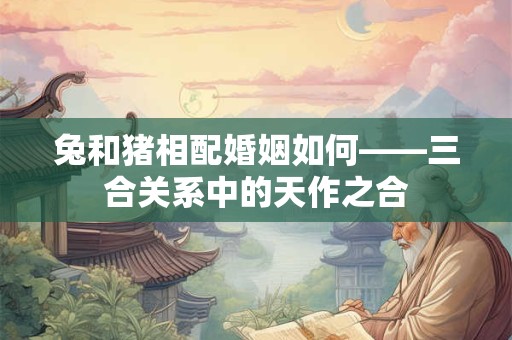 兔和猪相配婚姻如何——三合关系中的天作之合