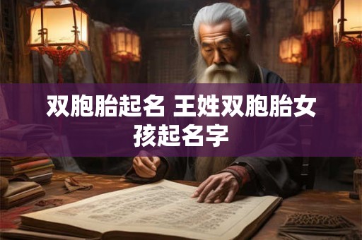 双胞胎起名 王姓双胞胎女孩起名字