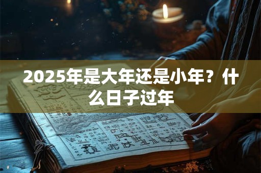 2025年是大年还是小年？什么日子过年