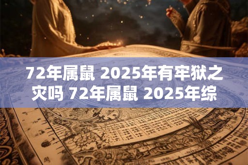 72年属鼠 2025年有牢狱之灾吗 72年属鼠 2025年综合运势