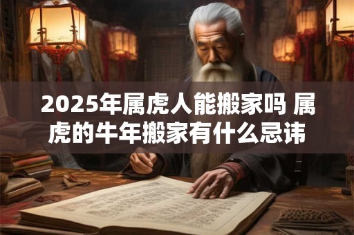 2025年属虎人能搬家吗 属虎的牛年搬家有什么忌讳 2025年属虎人能搬家吗 属虎的牛年搬家有什么忌讳