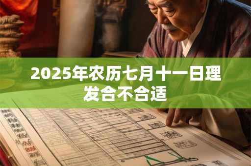 2025年农历七月十一日理发合不合适