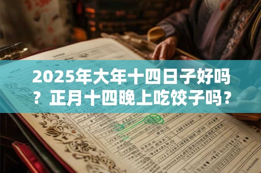 2025年大年十四日子好吗?正月十四晚上吃饺子吗? 2025年大年十四日子好吗?正月十四晚上吃饺子吗?