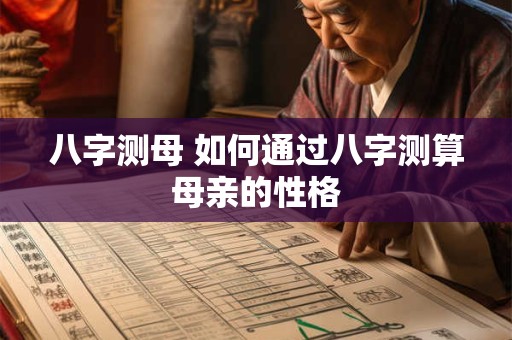八字测母 如何通过八字测算母亲的性格