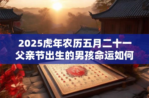 2025虎年农历五月二十一父亲节出生的男孩命运如何？