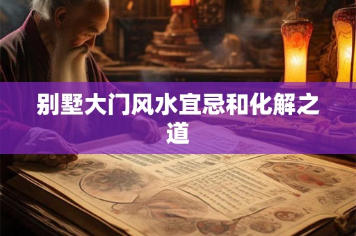 别墅大门风水宜忌和化解之道