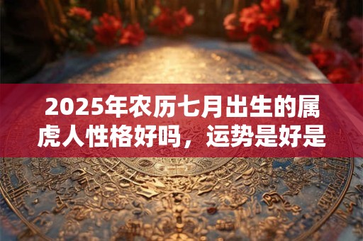 2025年农历七月出生的属虎人性格好吗，运势是好是坏？
