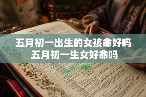 五月初一出生的女孩命好吗 五月初一生女好命吗