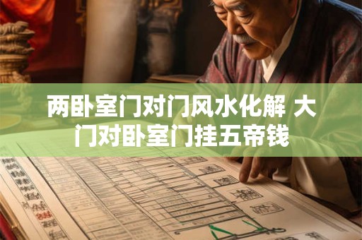 两卧室门对门风水化解 大门对卧室门挂五帝钱