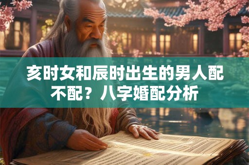 亥时女和辰时出生的男人配不配？八字婚配分析