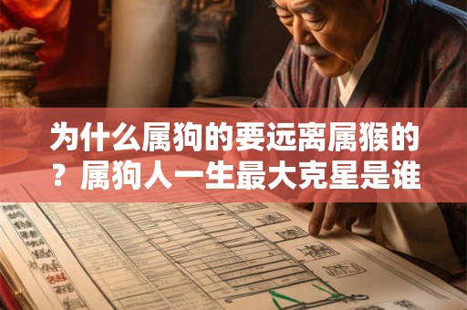 为什么属狗的要远离属猴的？属狗人一生最大克星是谁？