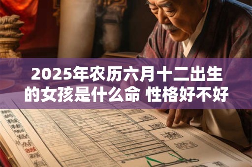 2025年农历六月十二出生的女孩是什么命 性格好不好