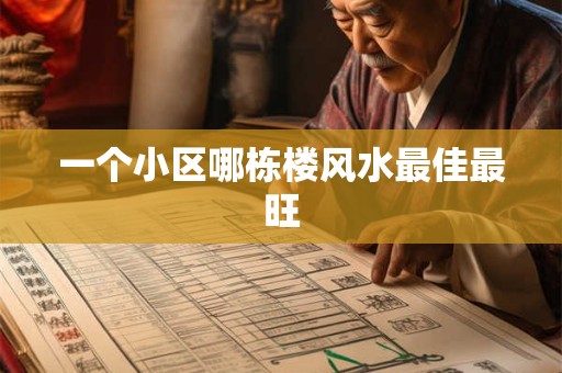 一个小区哪栋楼风水最佳最旺