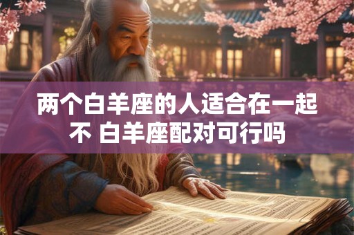 两个白羊座的人适合在一起不 白羊座配对可行吗