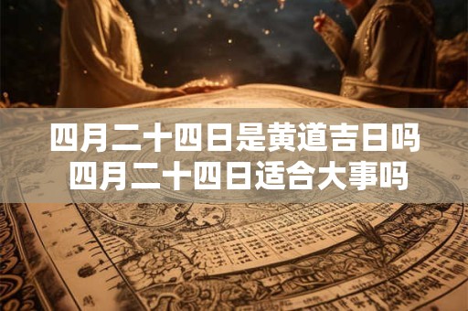 四月二十四日是黄道吉日吗 四月二十四日适合大事吗
