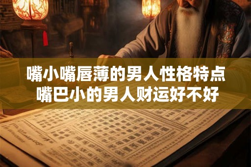 嘴小嘴唇薄的男人性格特点 嘴巴小的男人财运好不好