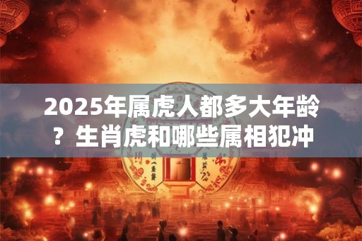 2025年属虎人都多大年龄？生肖虎和哪些属相犯冲
