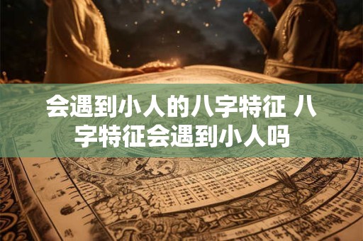 会遇到小人的八字特征 八字特征会遇到小人吗