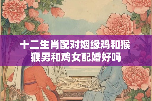 十二生肖配对姻缘鸡和猴 猴男和鸡女配婚好吗