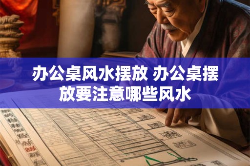 办公桌风水摆放 办公桌摆放要注意哪些风水