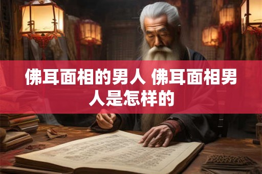 佛耳面相的男人 佛耳面相男人是怎样的