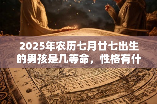 2025年农历七月廿七出生的男孩是几等命，性格有什么优缺点？