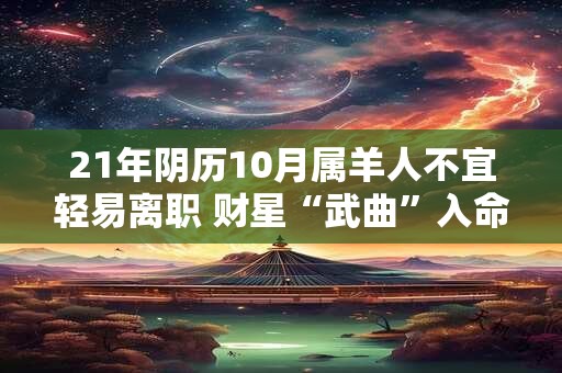 21年阴历10月属羊人不宜轻易离职 财星“武曲”入命 21年阴历10月属羊人不宜轻易离职 财星“武曲”入命