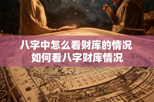 八字中怎么看财库的情况 如何看八字财库情况