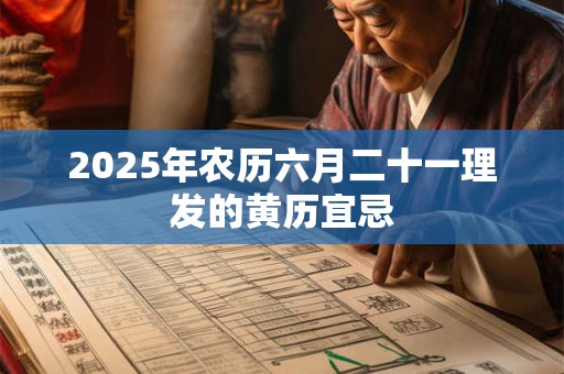 2026年农历六月二十一理发的黄历宜忌