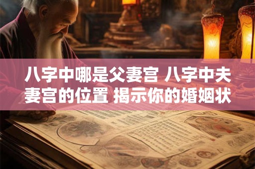 八字中哪是父妻宫 八字中夫妻宫的位置 揭示你的婚姻状况！
