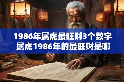 1986年属虎最旺财3个数字 属虎1986年的最旺财是哪3个数字