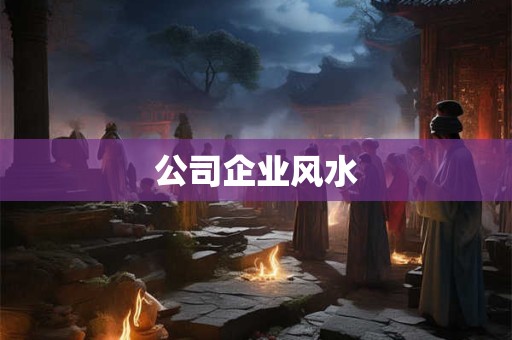 公司企业风水