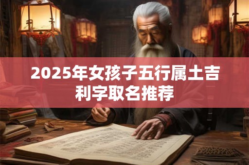 2025年女孩子五行属土吉利字取名推荐