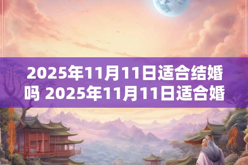2025年11月11日适合结婚吗 2025年11月11日适合婚礼吗