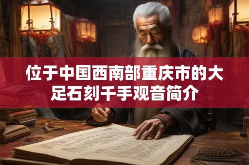 位于中国西南部重庆市的大足石刻千手观音简介