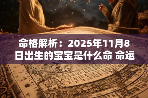 命格解析:2025年11月8日出生的宝宝是什么命 命运好吗 命格解析:2025年11月8日出生的宝宝是什么命 命运好吗