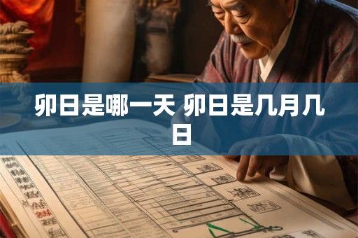 卯日是哪一天 卯日是几月几日 卯日是哪一天 卯日是几月几日