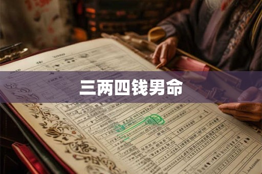 三两四钱男命 三两四钱男命