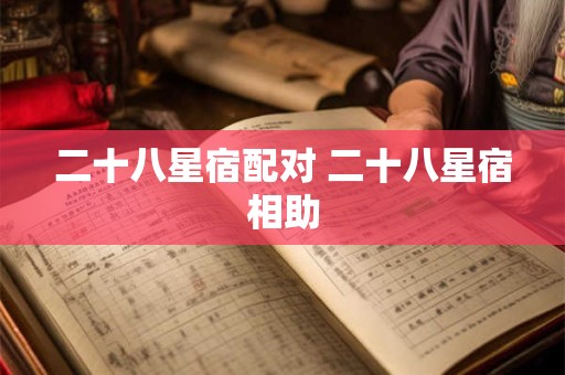 二十八星宿配对 二十八星宿相助