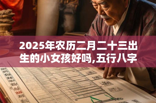 2025年农历二月二十三出生的小女孩好吗,五行八字算命