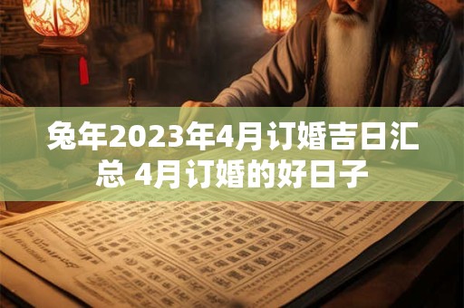 兔年2023年4月订婚吉日汇总 4月订婚的好日子