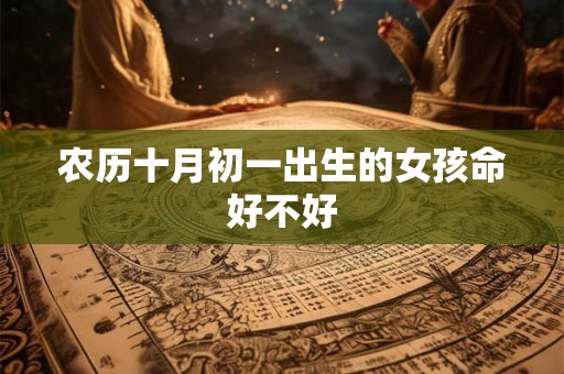 农历十月初一出生的女孩命好不好