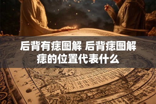 后背有痣图解 后背痣图解痣的位置代表什么