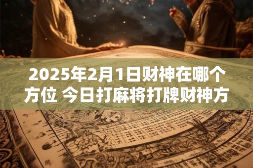 2025年2月1日财神在哪个方位 今日打麻将打牌财神方位