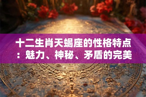十二生肖天蝎座的性格特点：魅力、神秘、矛盾的完美结合