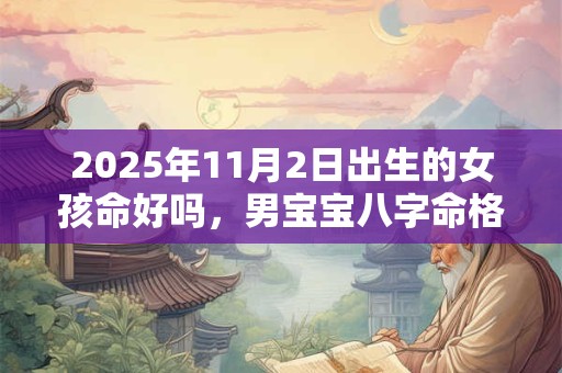 2025年11月2日出生的女孩命好吗,男宝宝八字命格 2025年11月2日出生的女孩命好吗,男宝宝八字命格