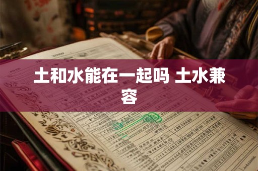 土和水能在一起吗 土水兼容 土和水能在一起吗 土水兼容