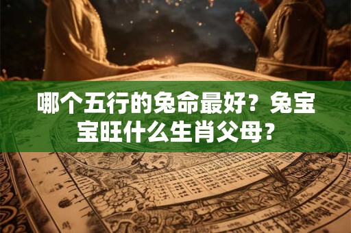 哪个五行的兔命最好？兔宝宝旺什么生肖父母？